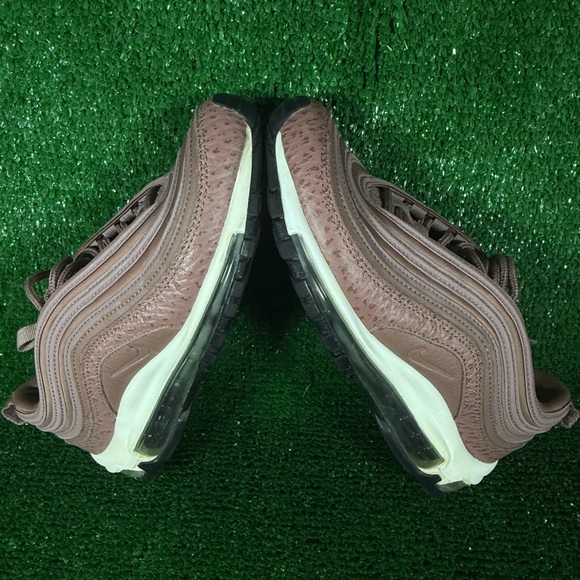 Nike Air Max 97 Taupe Rose Gold Sneakers – Size 6.5 - Picture 10 of 14